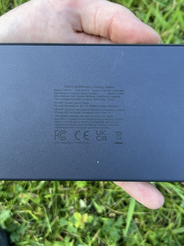UGREEN CM615 – hub/stacja dokująca USB-C 9w1, stan bardzo dobry