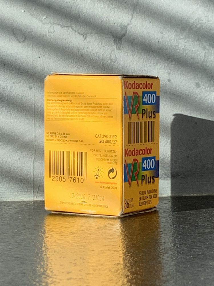 Kodacolor vr 400 plus klisza 36 klatek x 2sztuki!