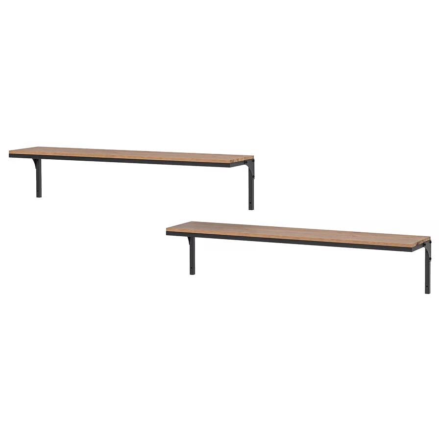 2 półki ścienne IKEA FJÄLLBO