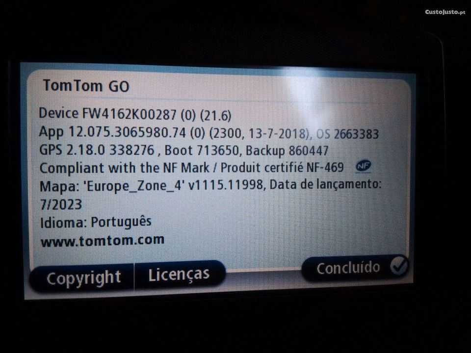 GPS TomTom GO Live 825