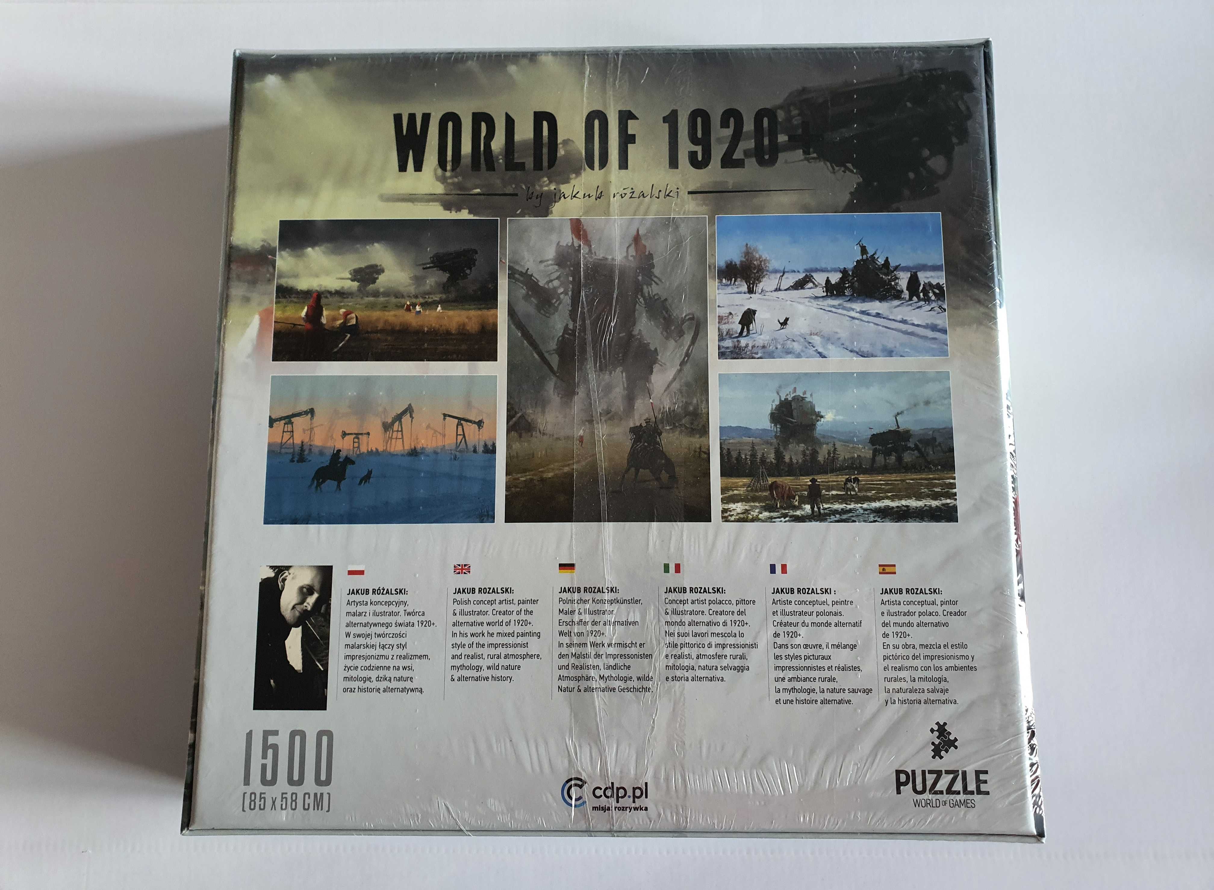 Puzzle World Of 1920+ Jakub Różalski "Przed Burzą" 1500 w foli NOWE!