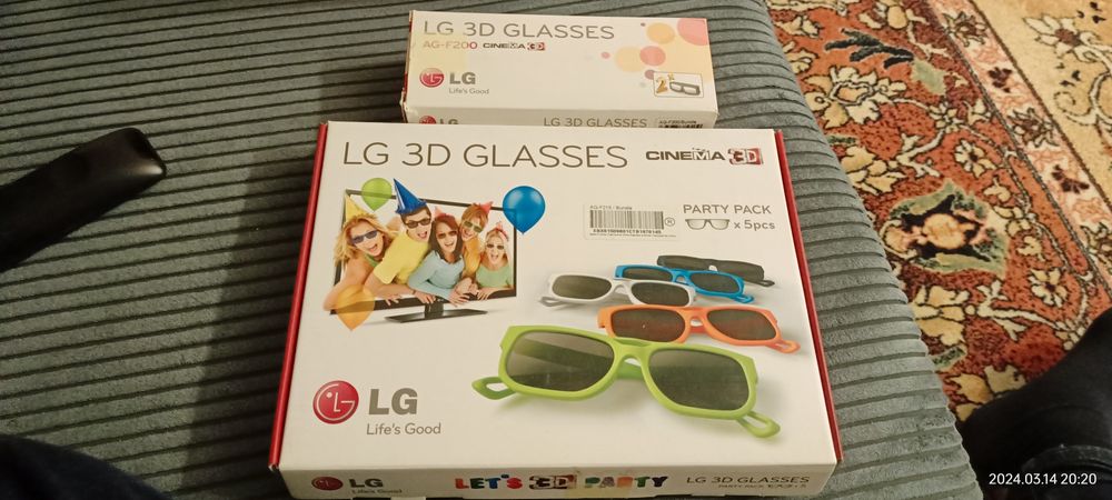 Okulary 3D LG AG-F200 pasywne 7 par