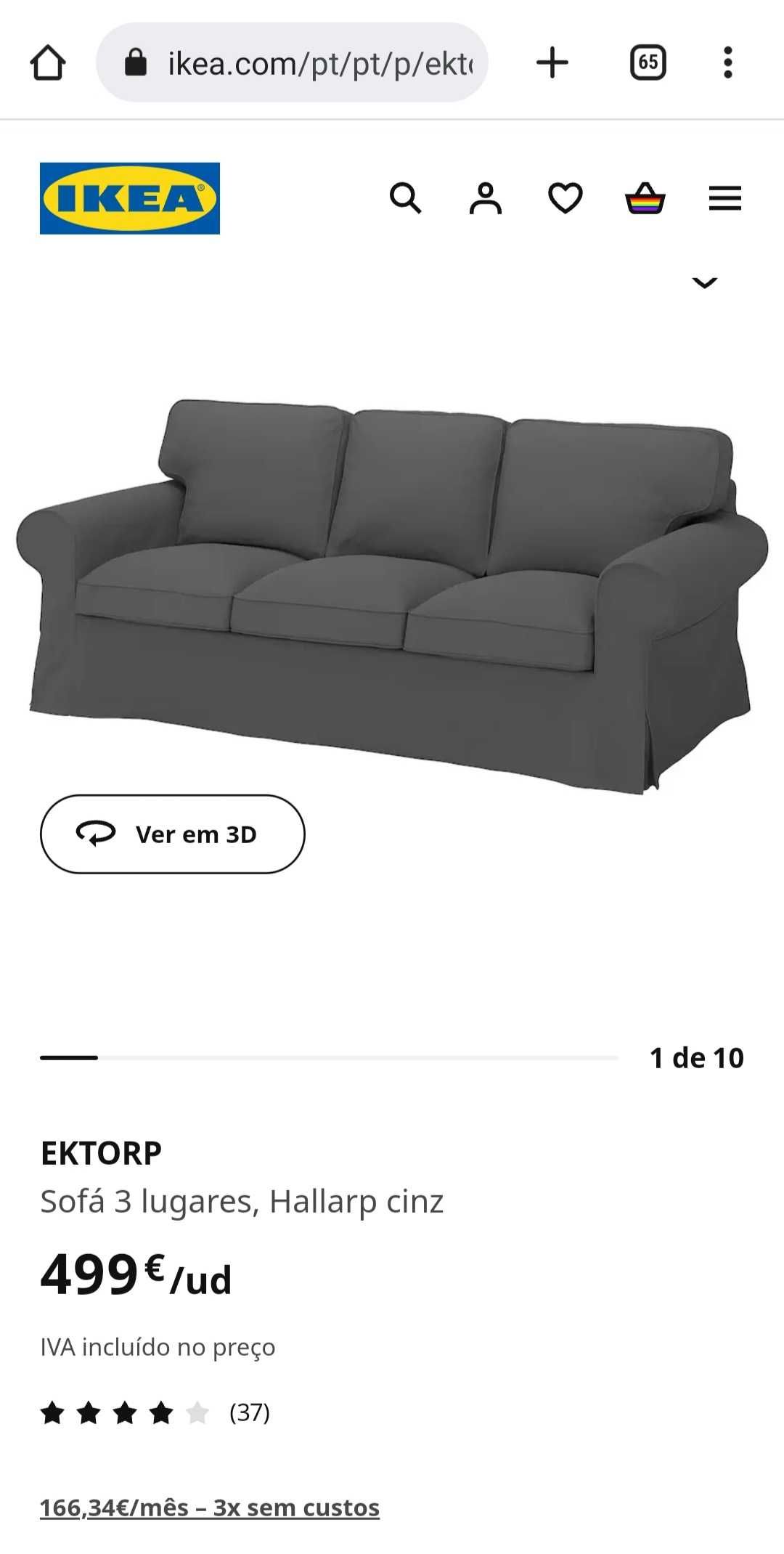 Sofá IKEA Ektorp