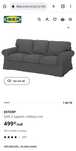 Sofá IKEA Ektorp 3 lugares