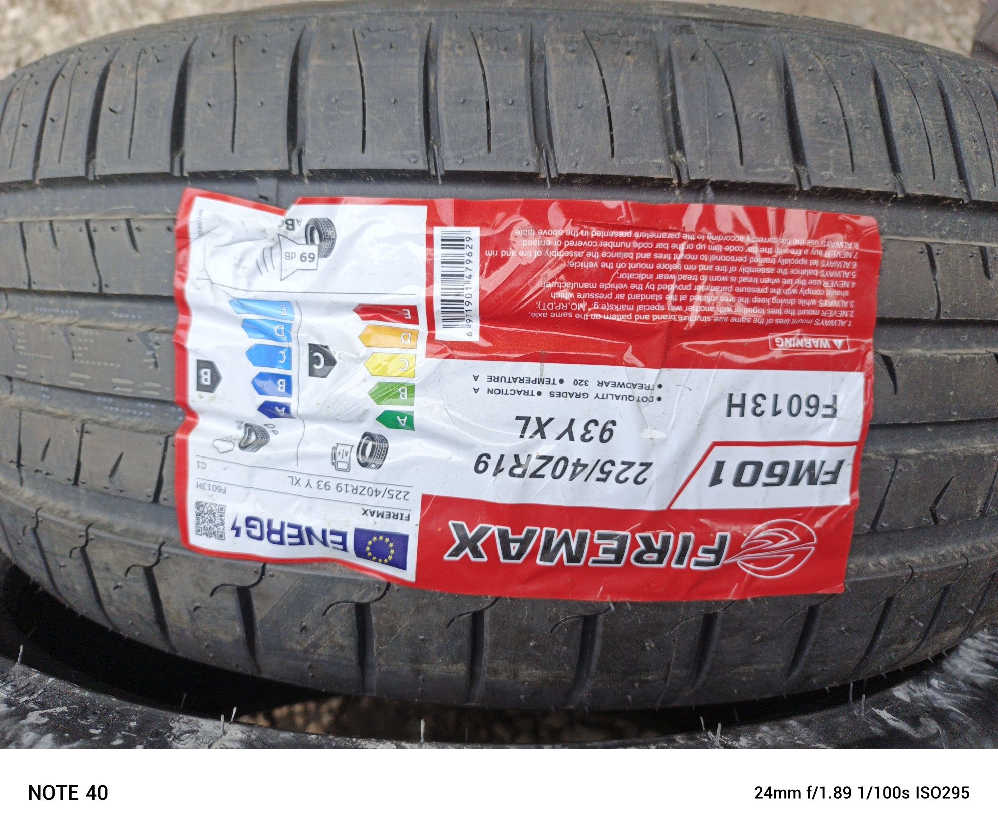 Nowe opony letnie 225/40/19 Firemax 2 sztuki 24r