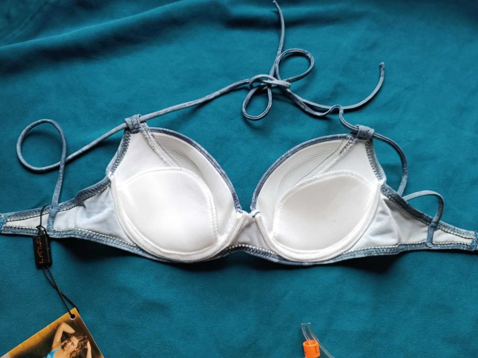 Strój kąpielowy dwuczęściowy nowy z metkami, młodzieżowy- XS/S-"Only7"