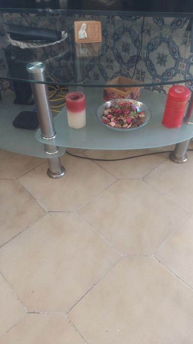 Mesa vidro para televisao