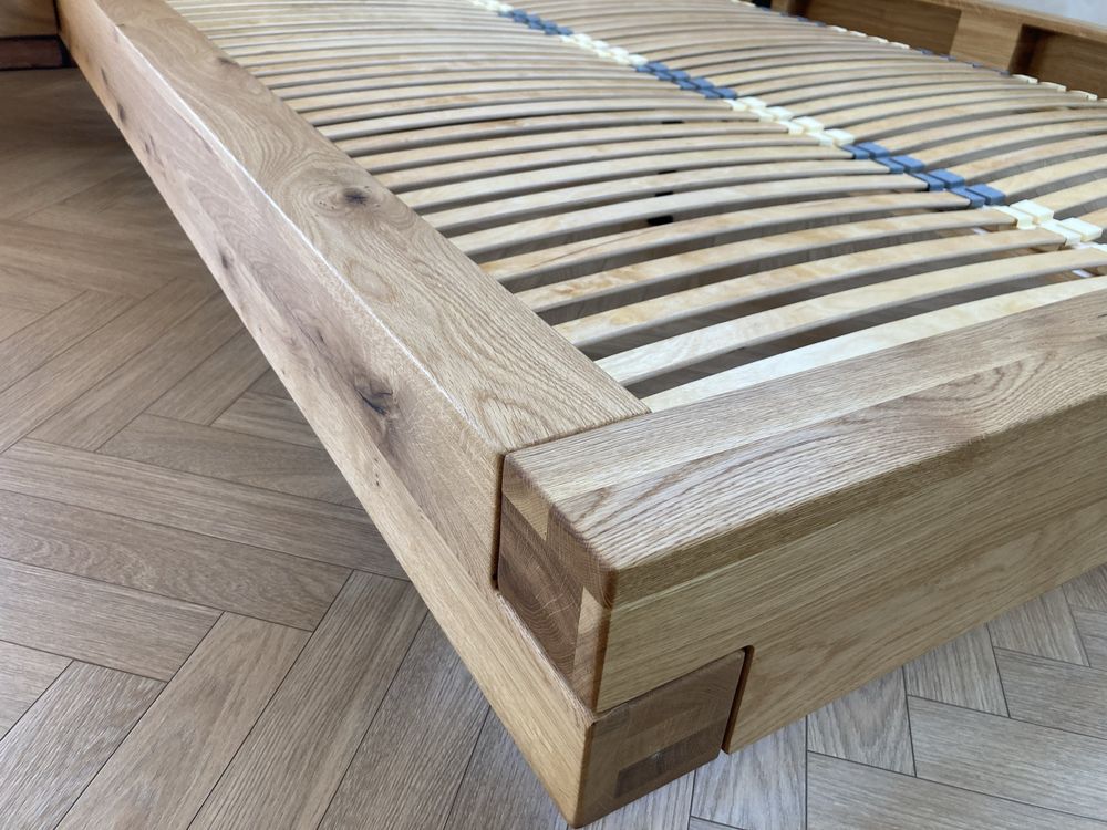 Łóżko dębowe 160x200 LOFT PRESTIGE bardzo solidne