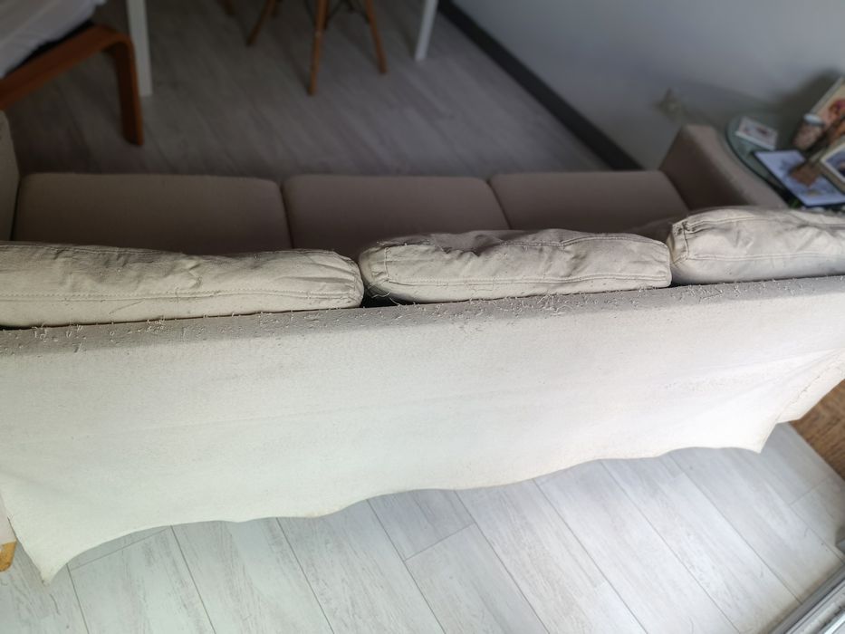 Sofá bege Sklum, 4 lugares usado