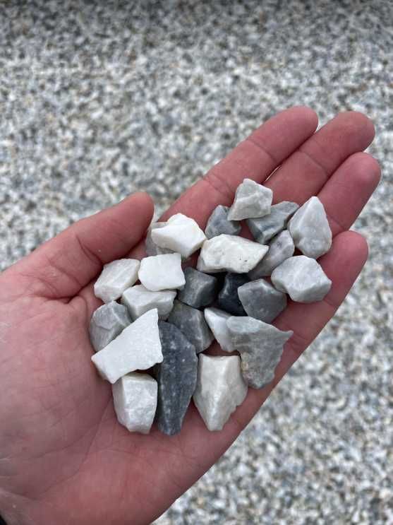 Błękitny GRYS LODOWY Kamień Ogrodowy Akwarium Grys 8-16, 16-32 Żwir