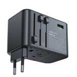 Adapter ładowarka podróżna Acefast Z1 GaN 75W PD 3x USB-C 2x USB-A - c