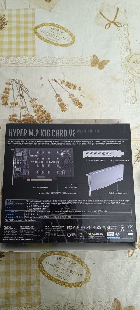 Asus hyper m2 x16 card v2