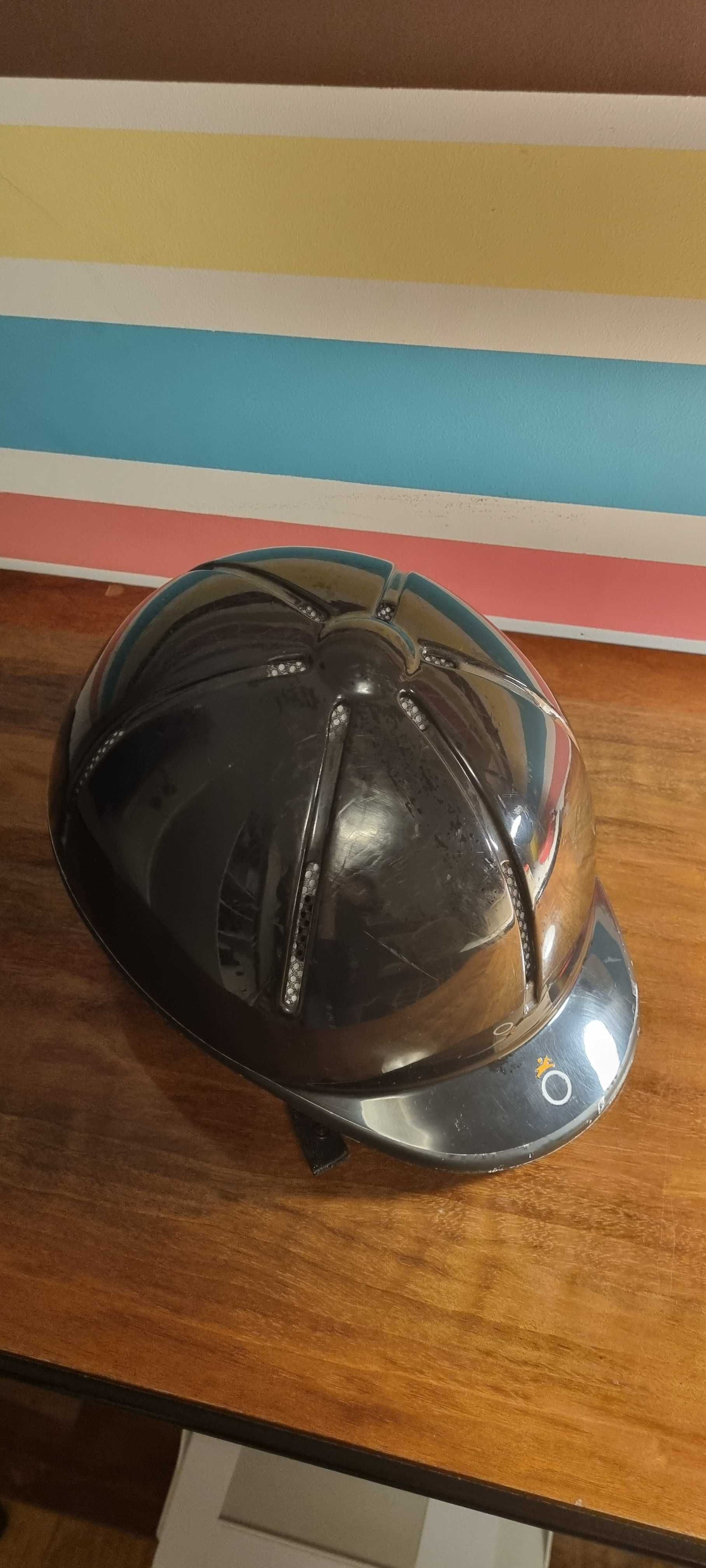 Kask jeździecki dziecięcy 52-56 cm