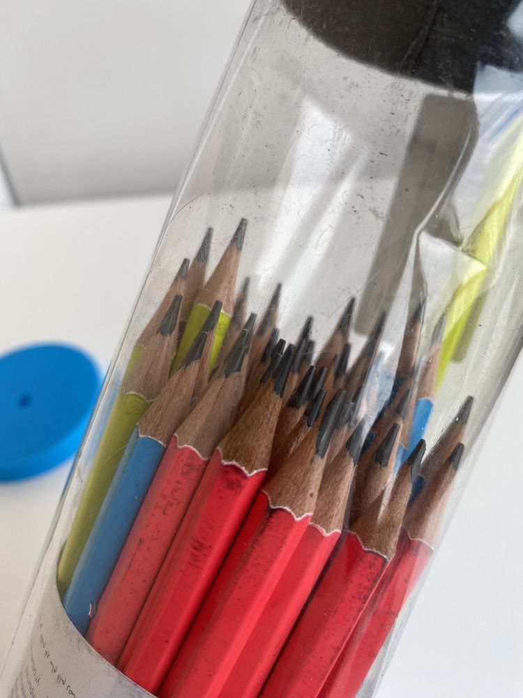 Набір олівців Deli 50 шт 2B pencil графітовий карандаш з резинкою