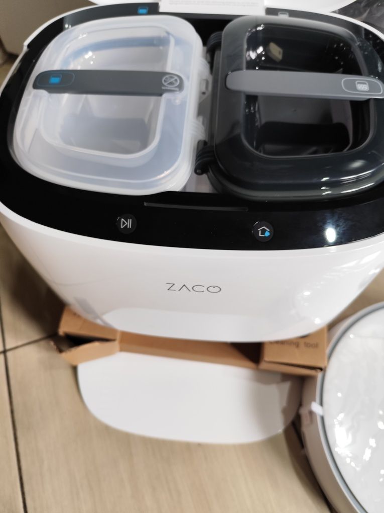ZACO M1S Robot odkurzający i myjący ze stacją na brudną i czystą wodę