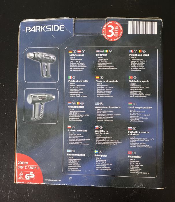 Pistola de ar quente