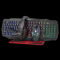 Pack 4 IN 1 Gaming Xtrike Me Teclado + Rato + Auscultadores + Tapete