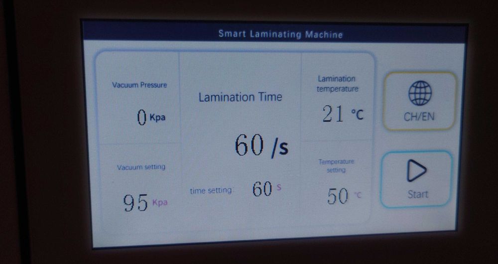 Laminator próżniowy OCA TBK 401