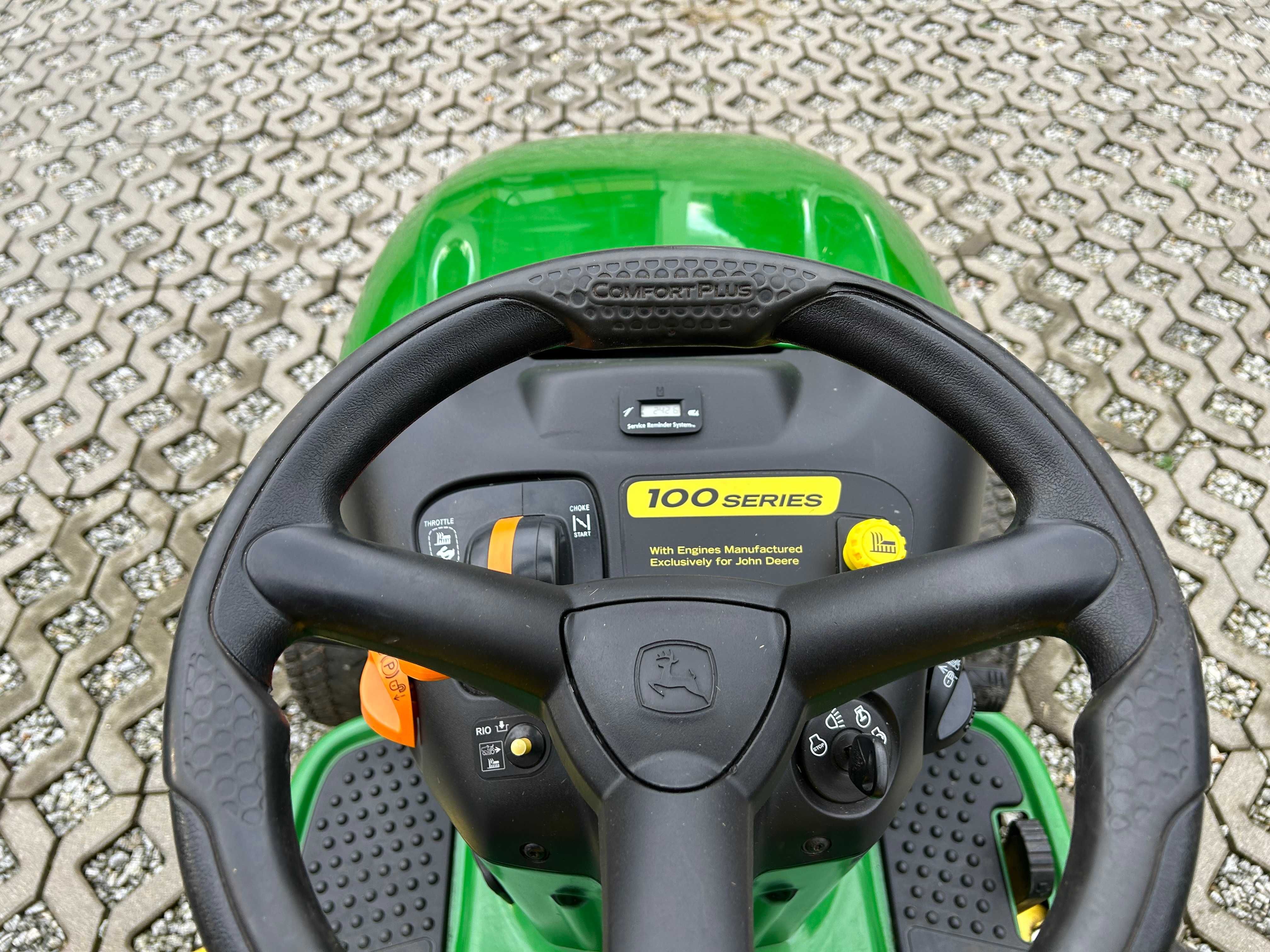 JOHN DEERE X165 moc 24km Traktorek - profesjonalny premium Prywatny