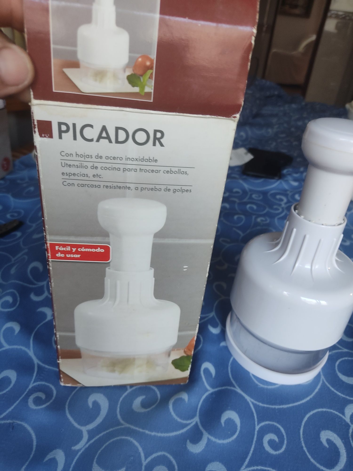 Picador de cebolas manual