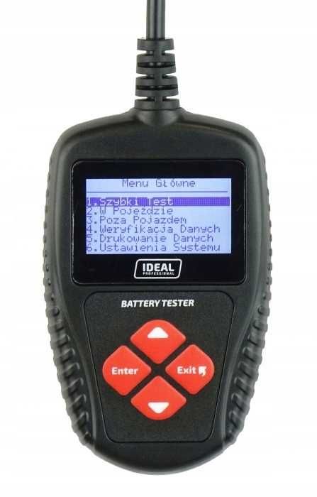 Tester akumulatorów i alternatora BDT101 IDEAL 12V