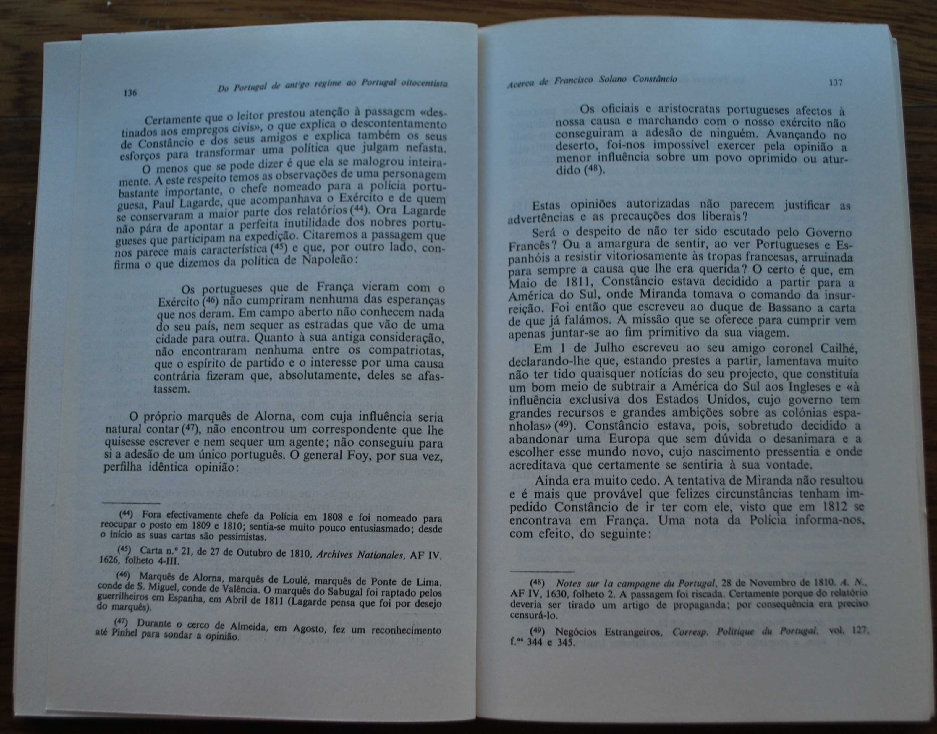 Do Portugal de Antigo Regime Ao Portugal Oitocentista