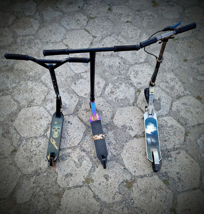 Hulajnoga wyczynowa Soke XTR Street – koła 110 mm rainbow