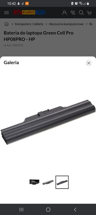 Bateria do laptopa Green Cell Pro HP08PRO - HP