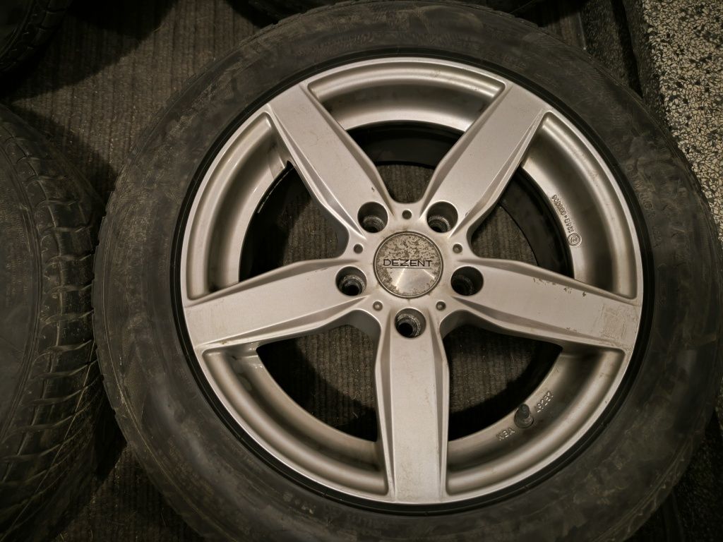 Felgi dezent BMW 16 5x120 opony zimowe Goodyear