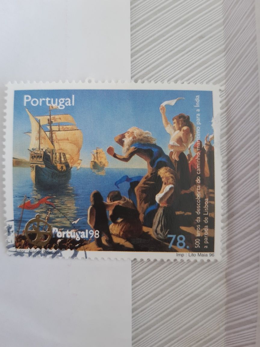 4 selos de coleção 1998