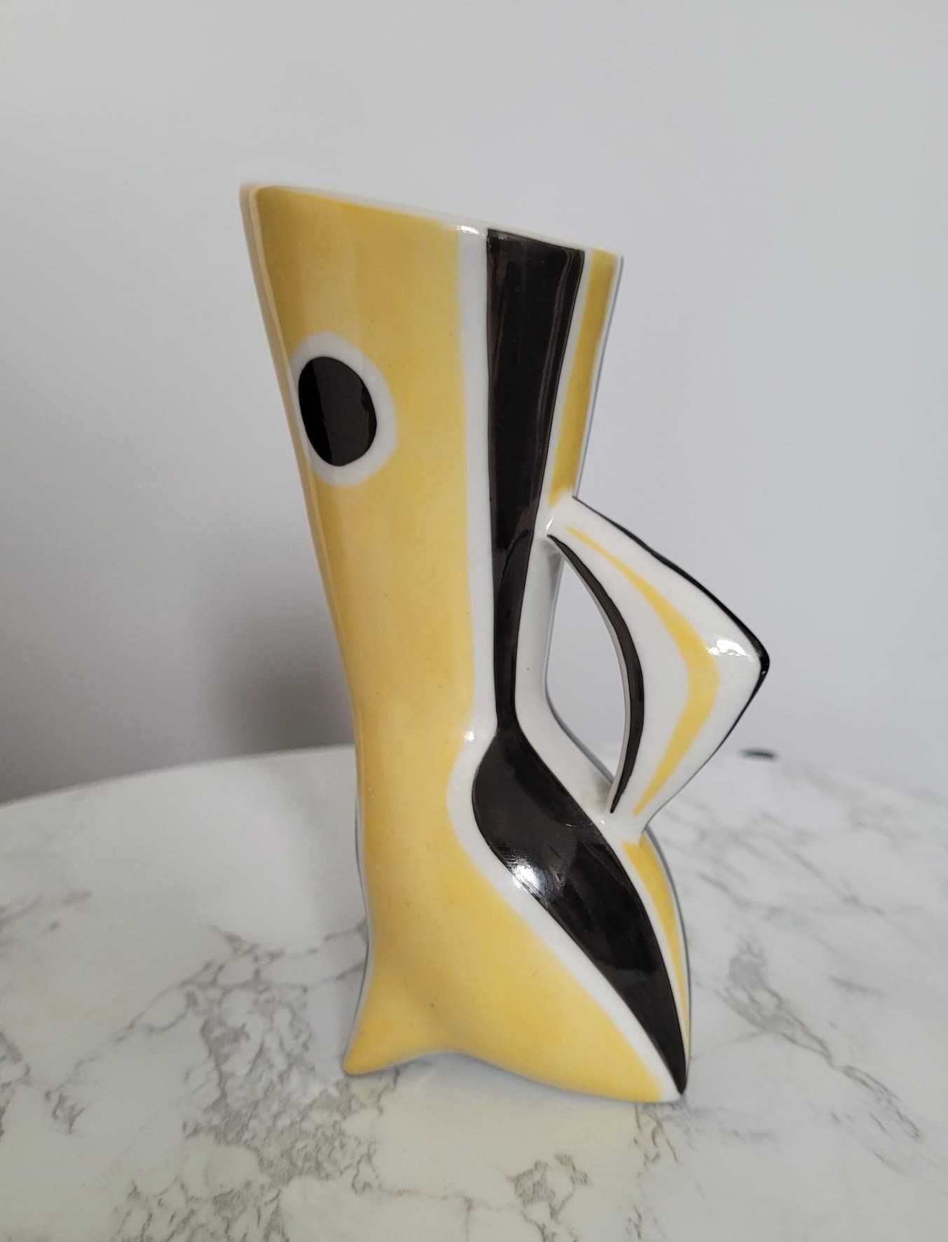 Porcelana wazon KOT Janos Torok Zsolnay Pikasiak New look