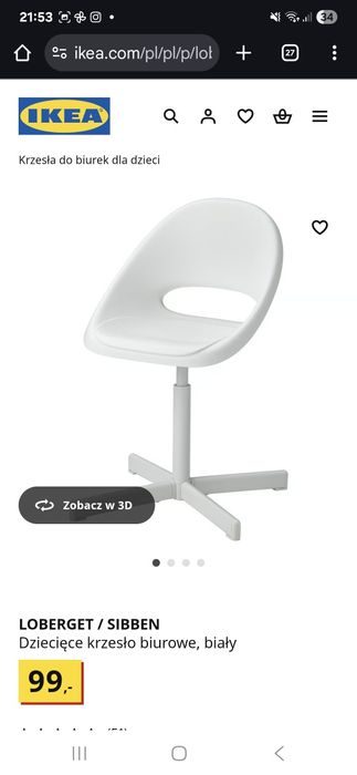 Biurko ikea pahl krzesło ikea lobergert