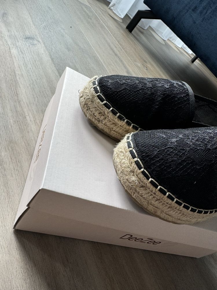 Espadryle DeeZee 38 czarne