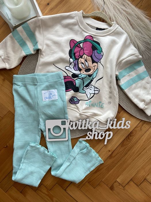 Костюм ZARA на дівчинку, кофта штани