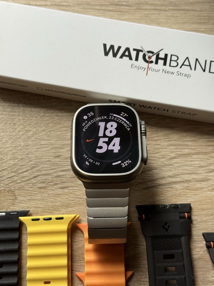 Apple Watch Ultra 49mm Duży Zestaw !!!