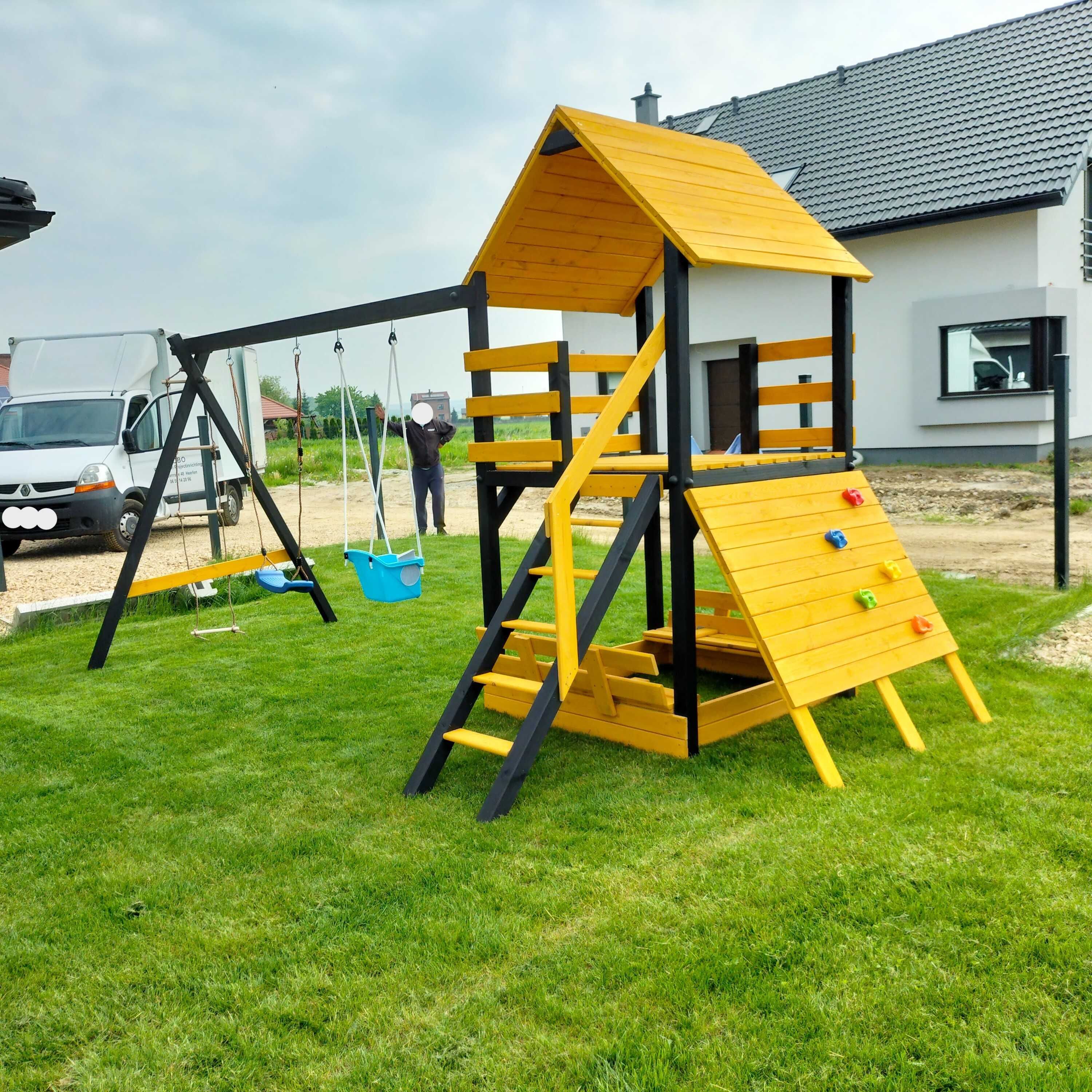 Plac Zabaw- TIMON- Domek- Huśtawka