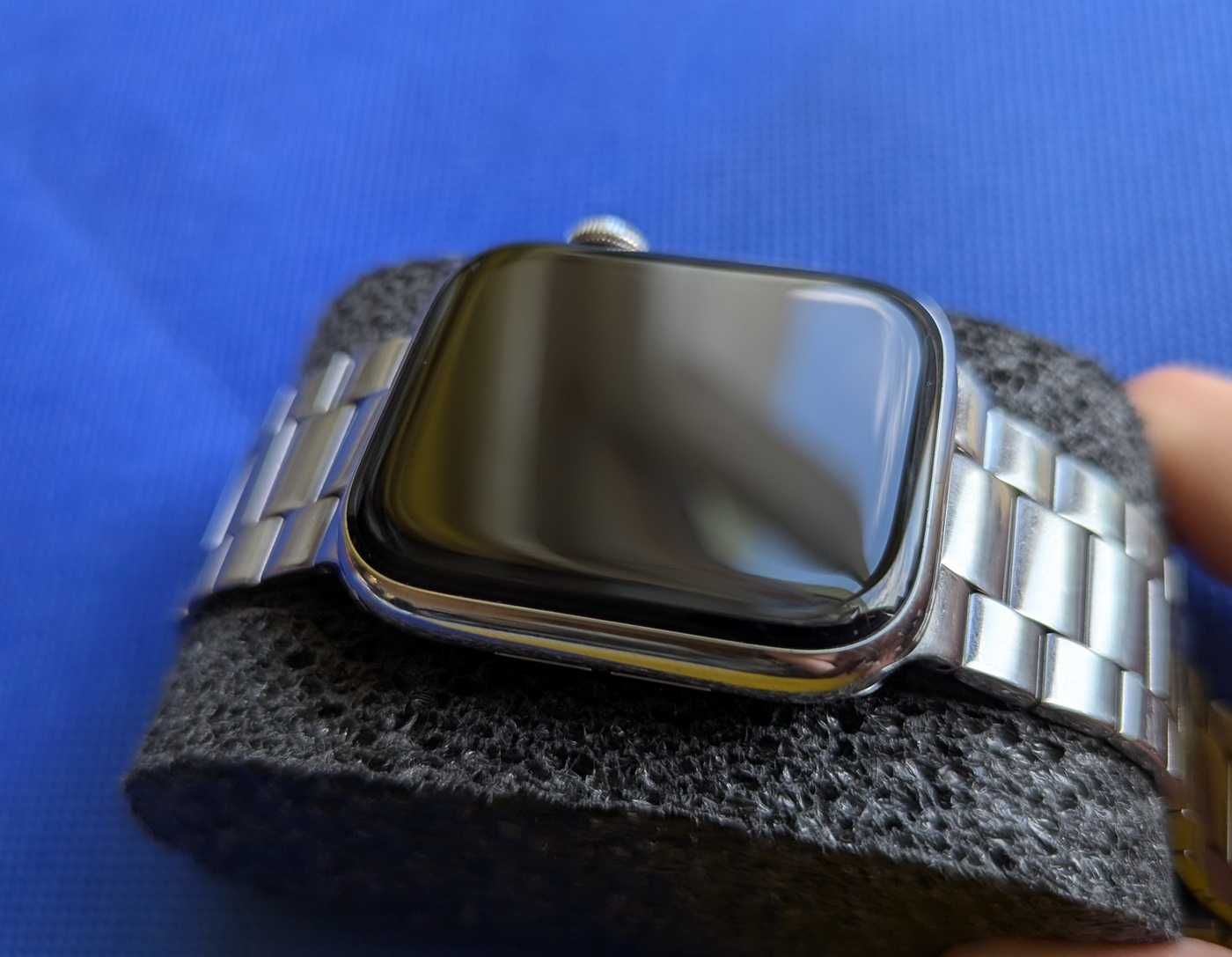 Стальні Apple Watch Series 6 44 mm Silver Батарея 93% все працює