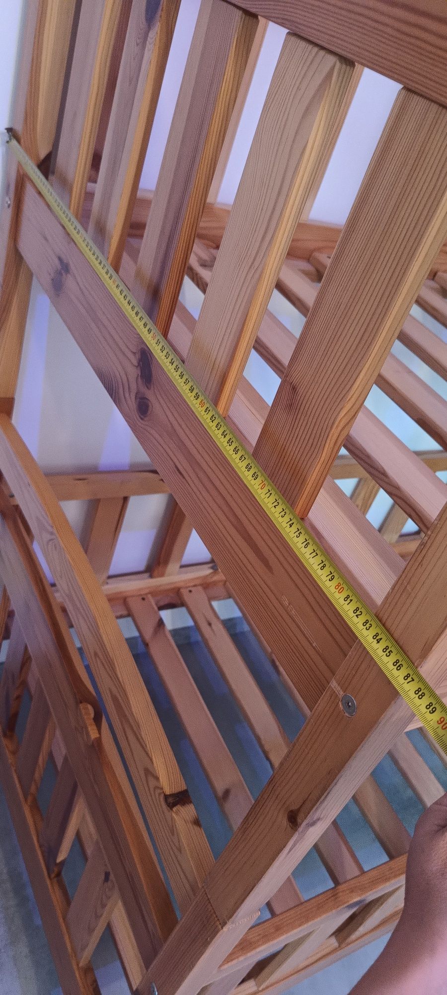 Łóżko piętrowe 160x80 z materacami