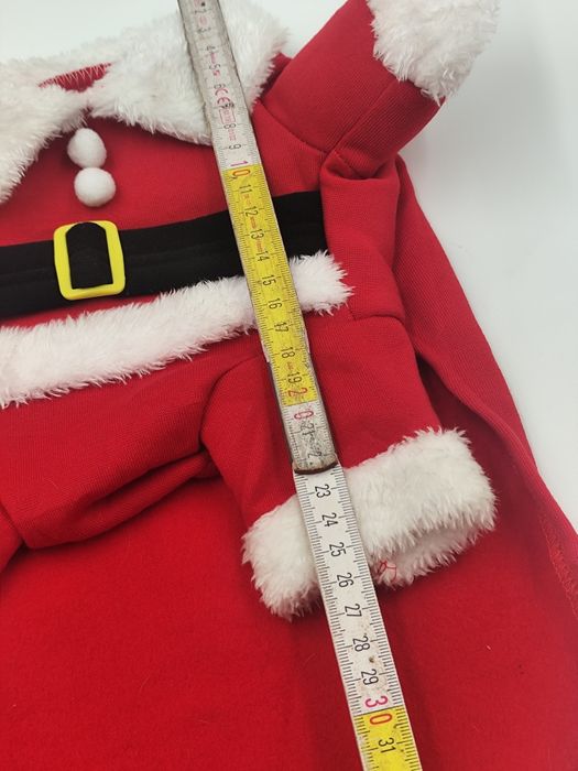 Strój świąteczny Mikołaj dla psa/kota  czapeczka