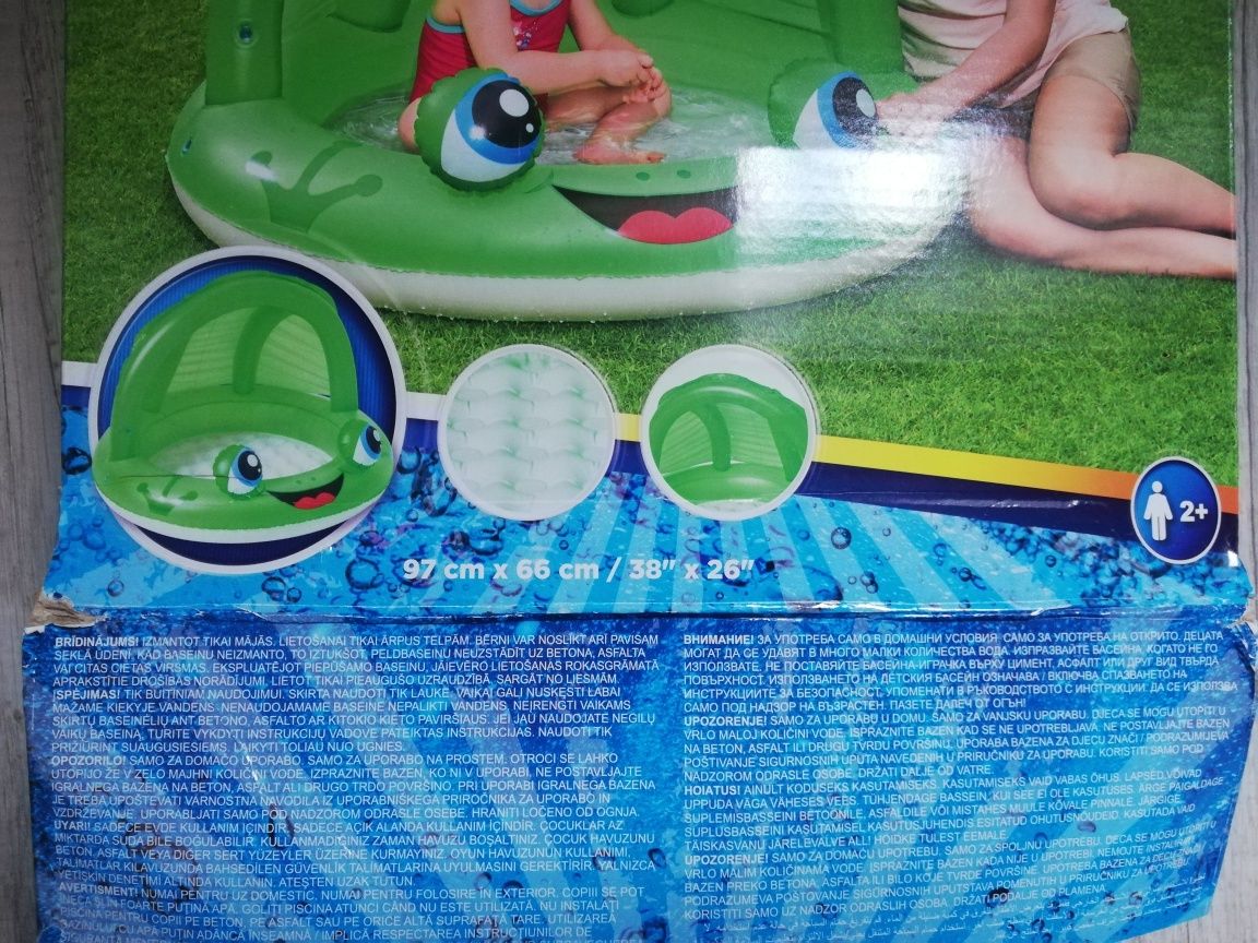 Sprzedam basen dla dzieci  żabka wraz z kołem do pływania