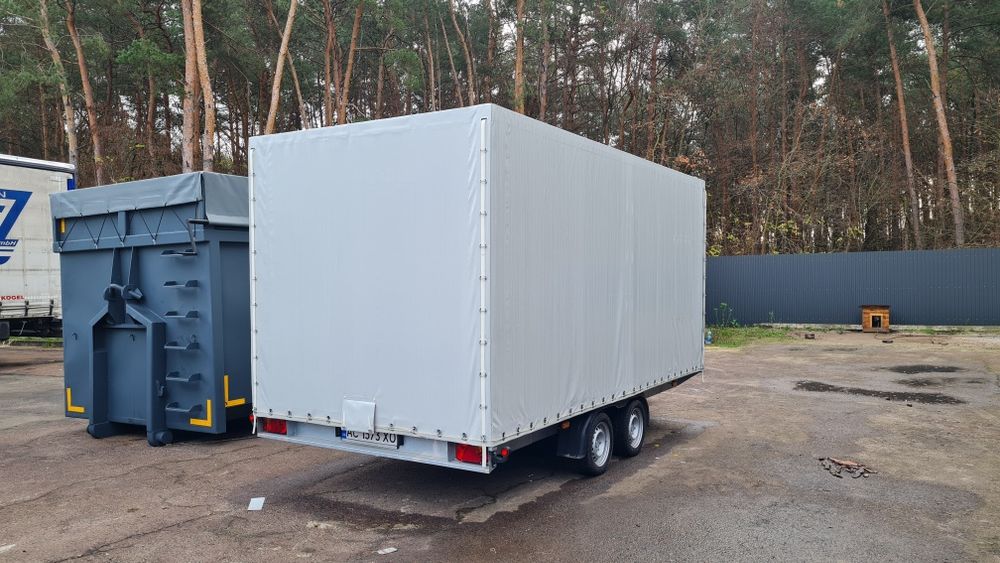 Новий причіп 5.1х2.1 вантажний оцинкований AL-KO, платформа KNOTT