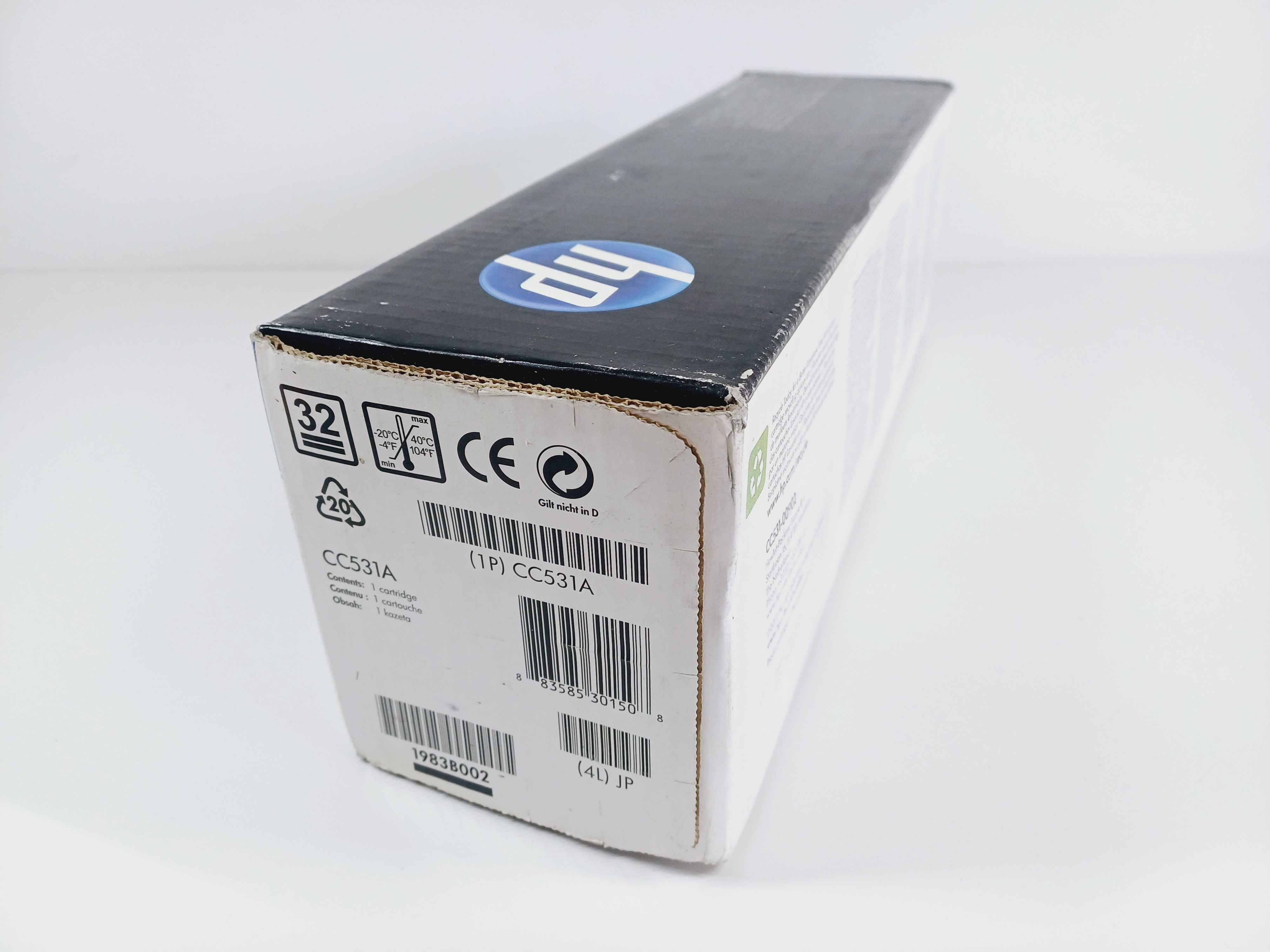 Toner HP 304A Cyan Oryginał CC531A do LaserJet CP2025 niebieski