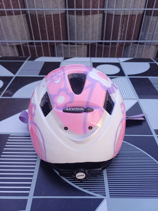 Kask rowerowy dla dziewczynki Uvex Kid 2 46-52cm
