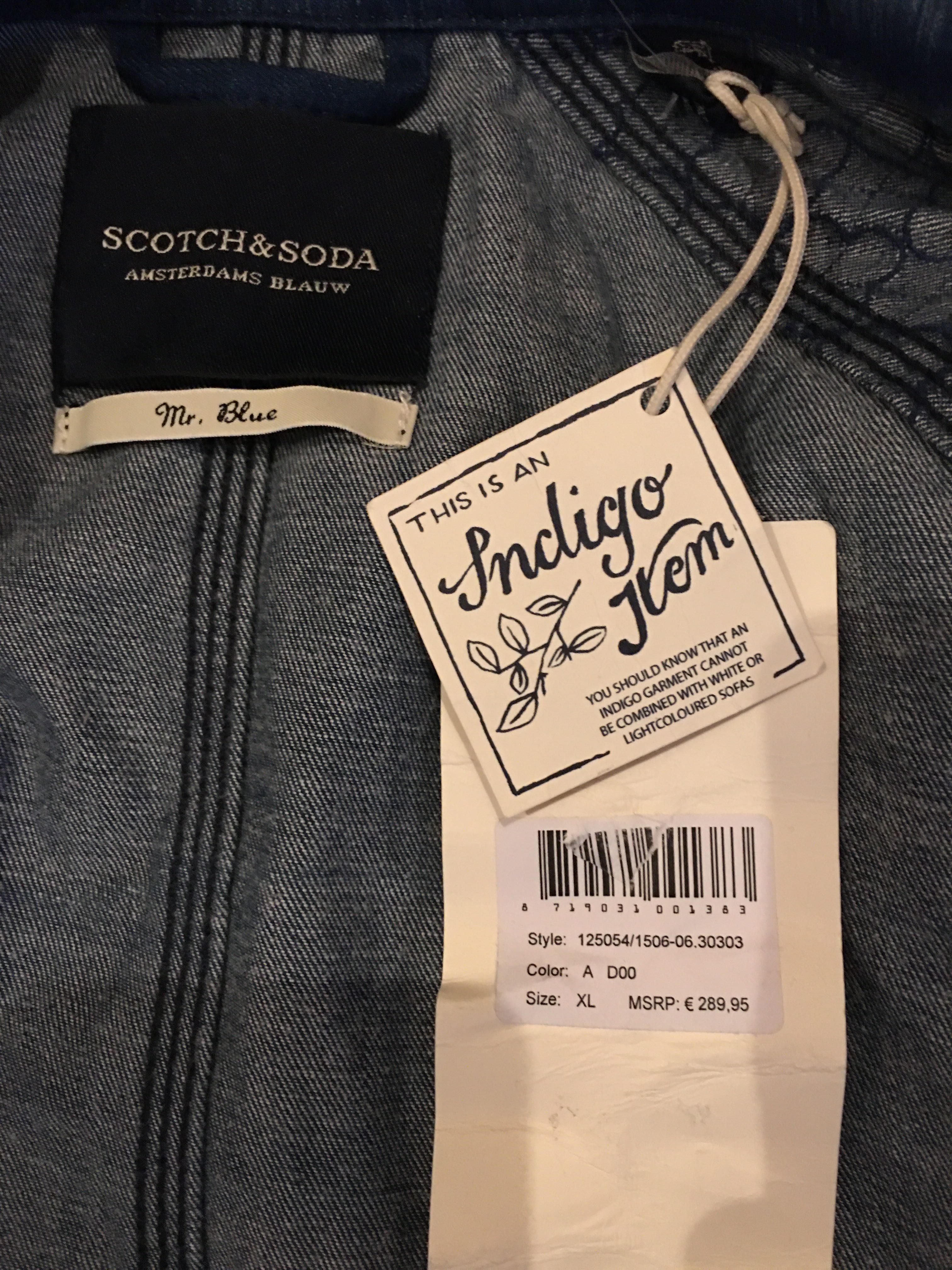 Джинсова куртка Scotch & Soda оверсайз. Оригінал. Нова.