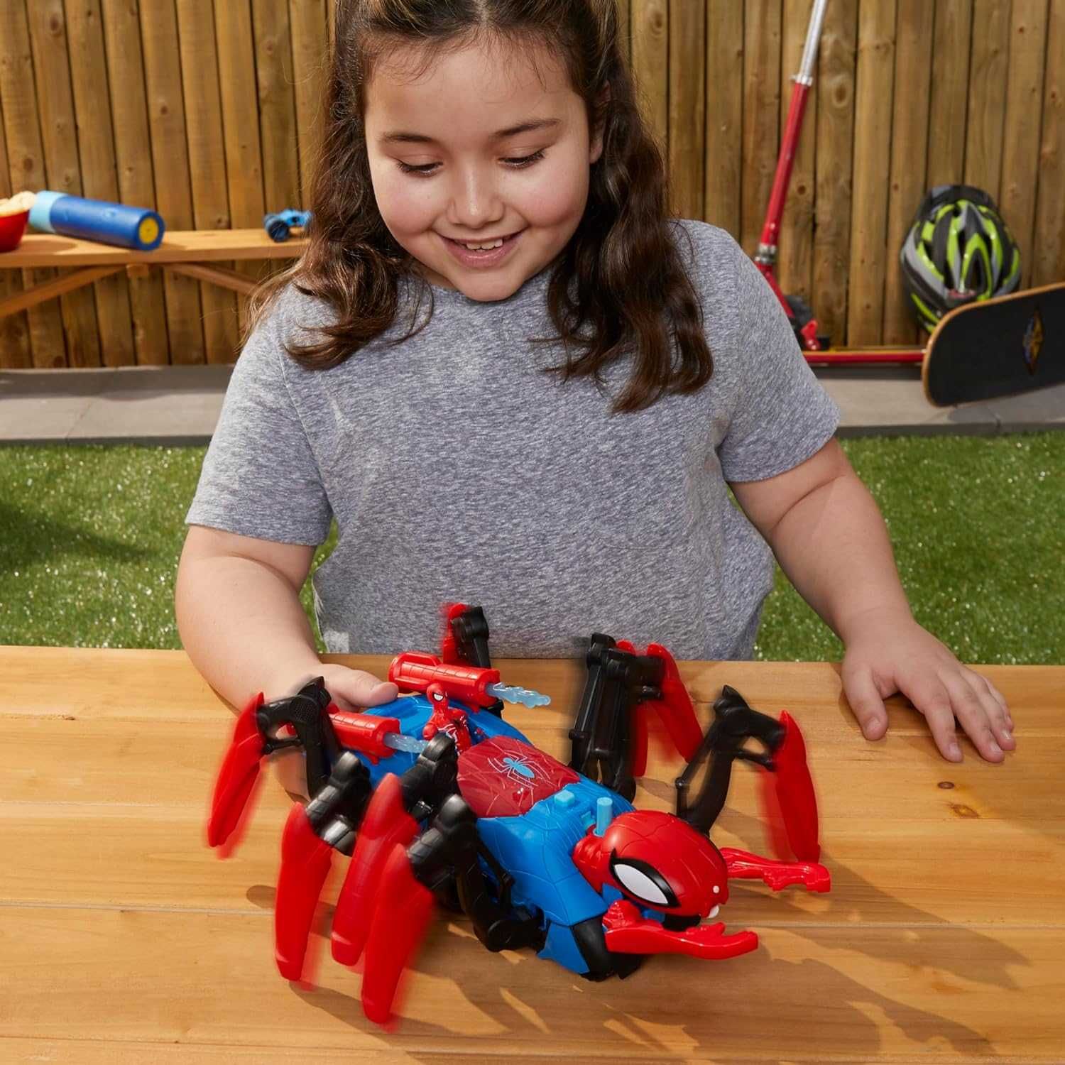 Набор человек паук и машина паук Spider-Man Crawl Spider Hasbro