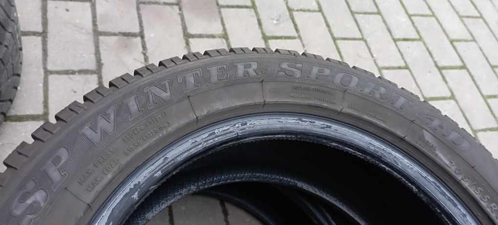 Opony 2szt 205/55/16 91H Dunlop SP Winter Sport 4D Idealne Zima