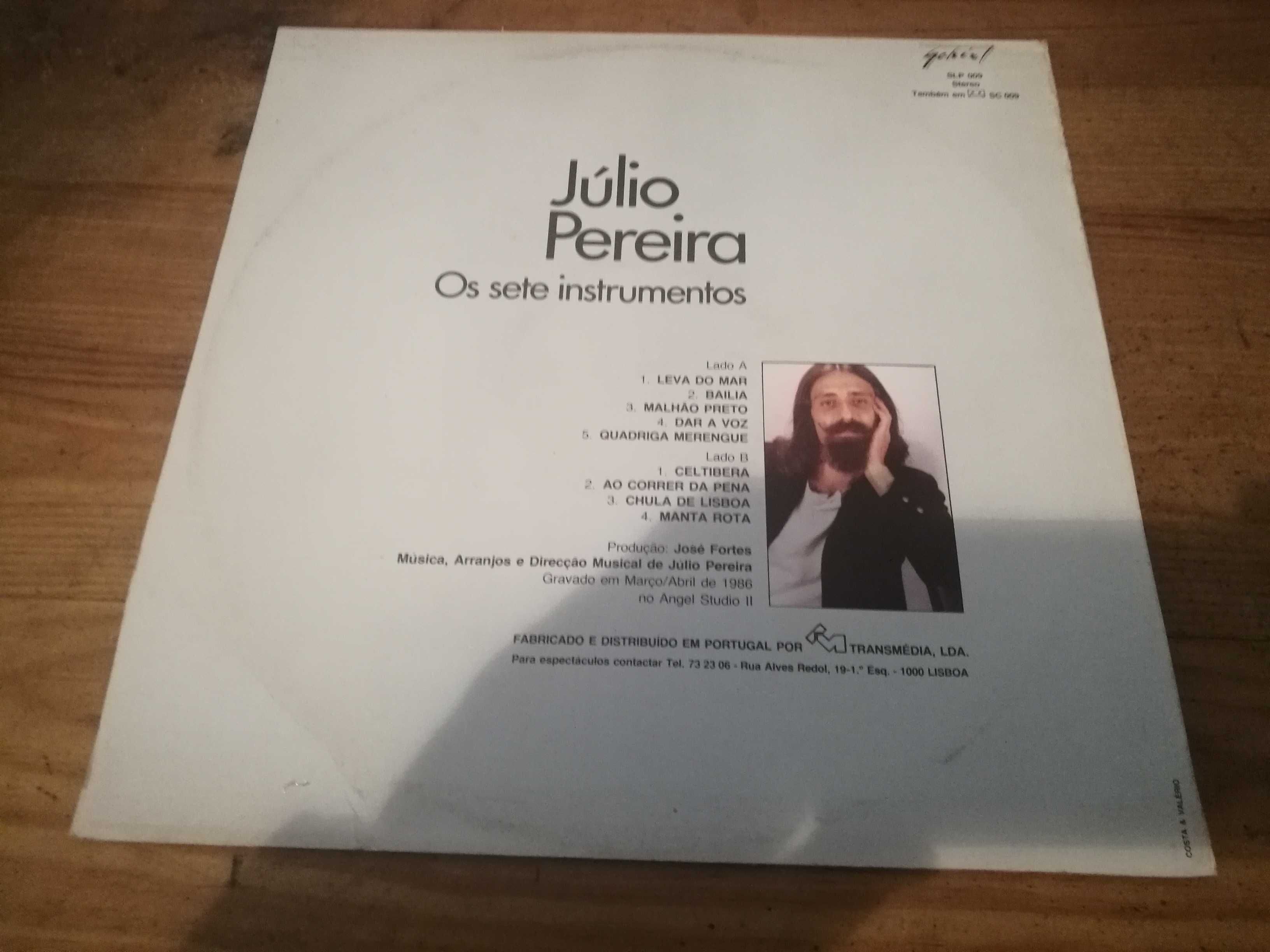 JULIO   PEREIRA  - Os Sete Instrumentos LP