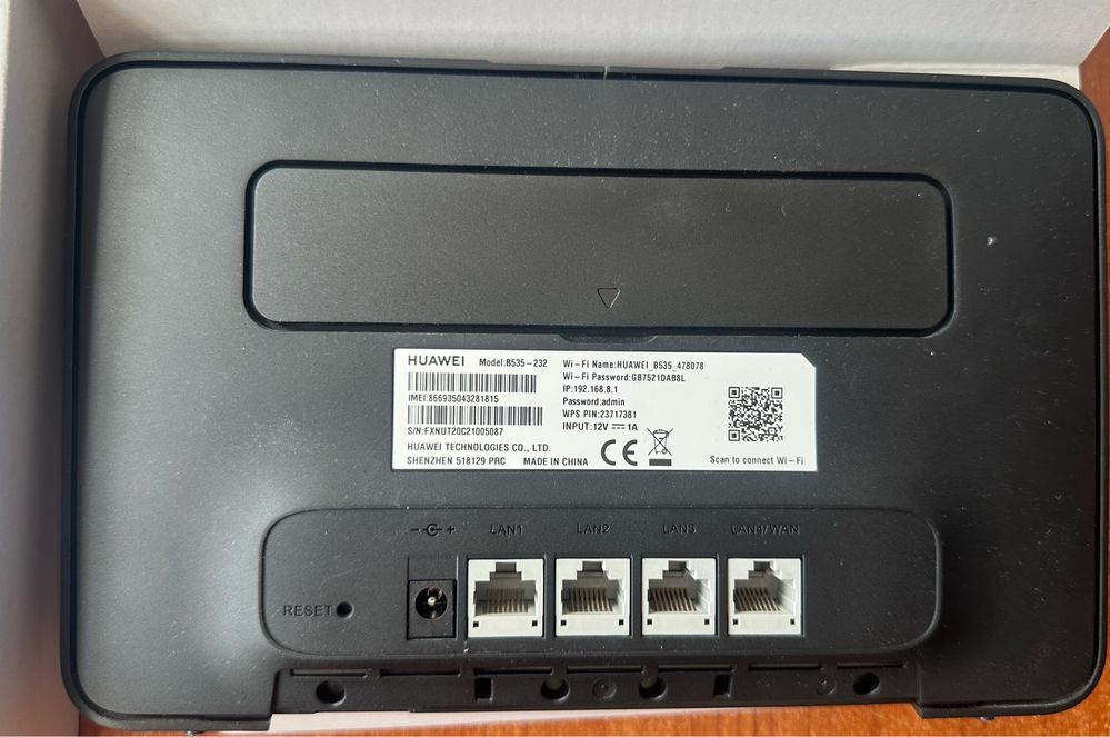 Router LTE Huawei 4GRouter 3Pro B535-232