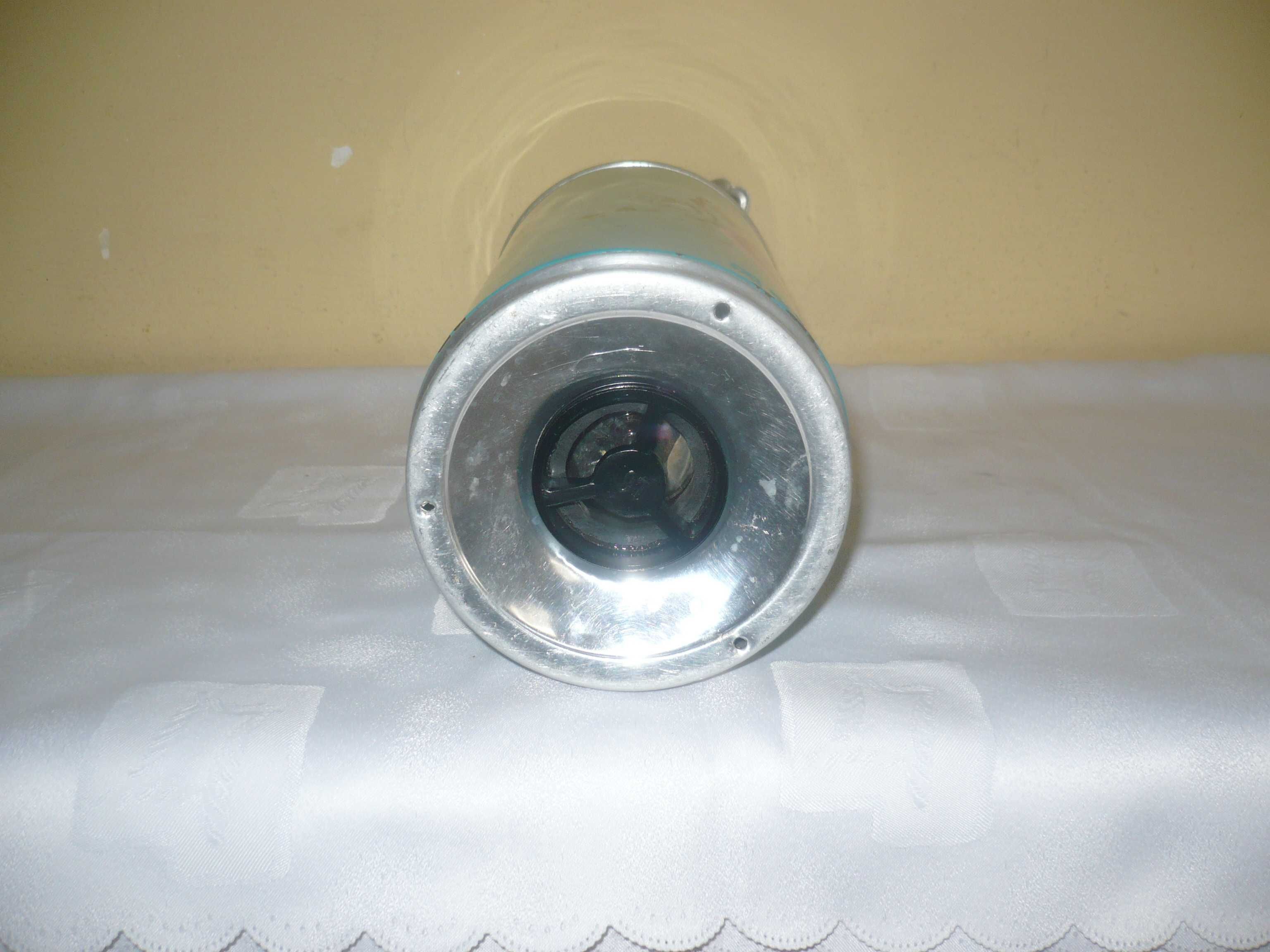 Pamiątki PRL-u termos szklany aluminiowy z uchwytem 1,5 litra