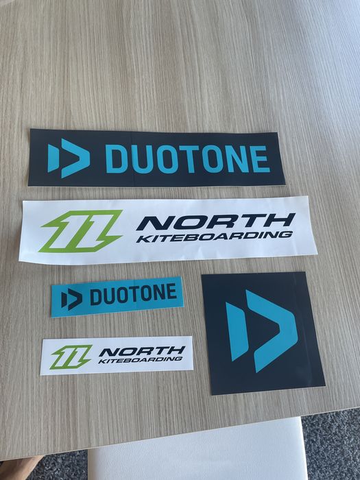 Autocolantes North Kiteboarding e Duotone